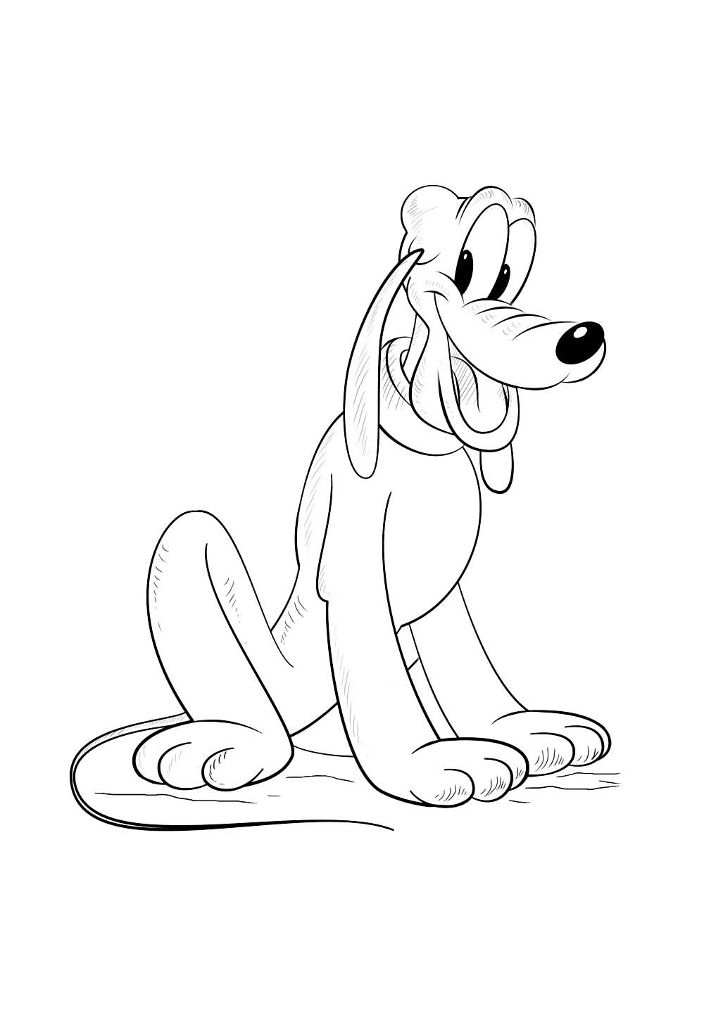 Desenho de Pluto para colorir