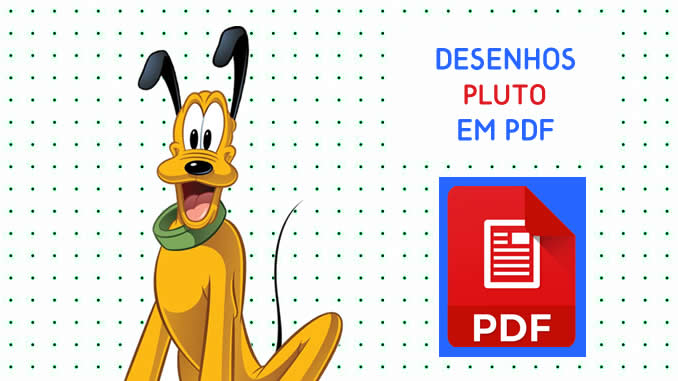 Desenhos de Pluto em PDF
