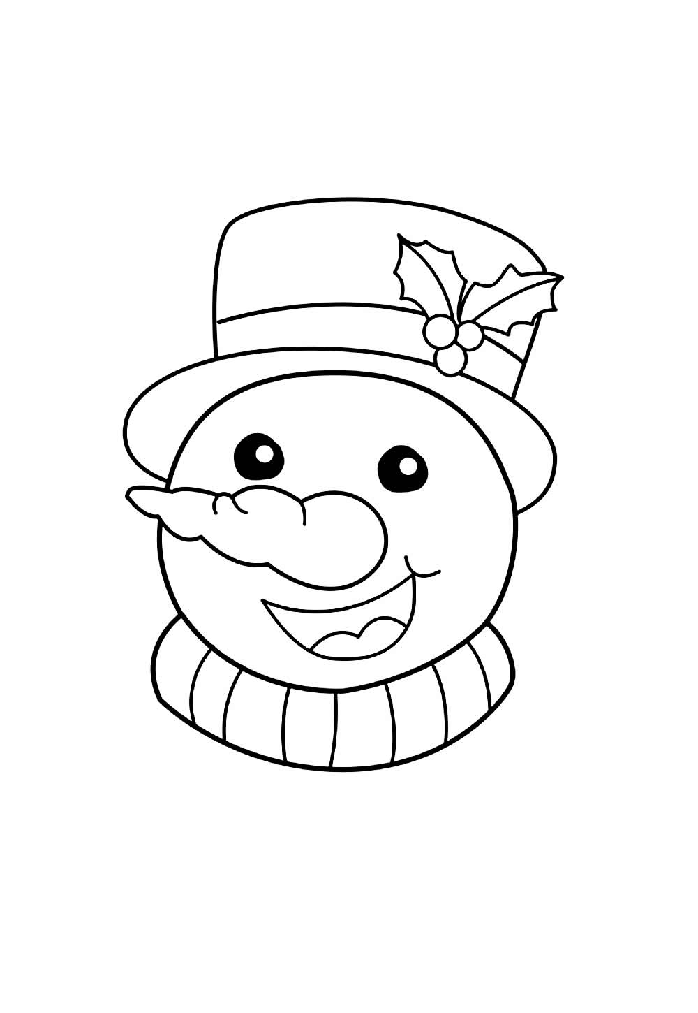 Desenho Boneco de Neve