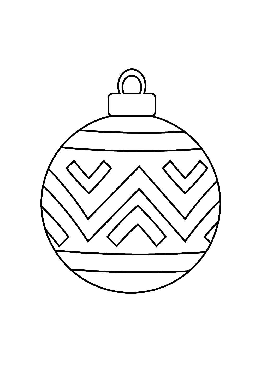 Desenho Bola de Natal