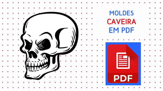 Moldes de Caveira em PDF