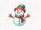 Desenhos de Boneco de Neve Sorridente para colorir