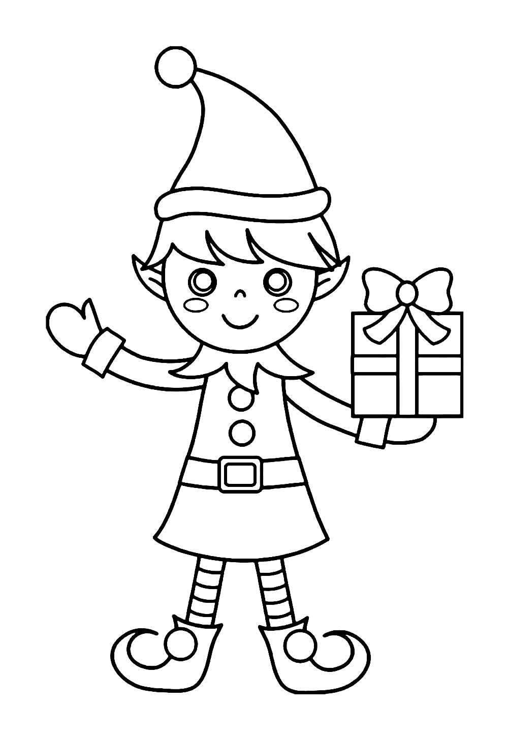 Desenhos de Duende para pintar