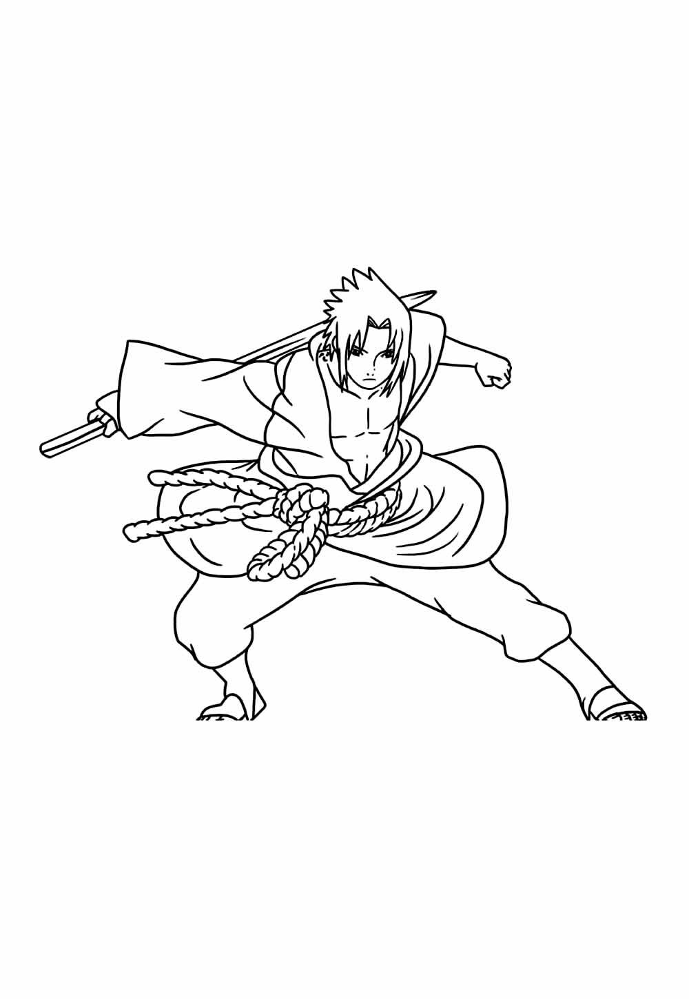 Desenho de Sasuke