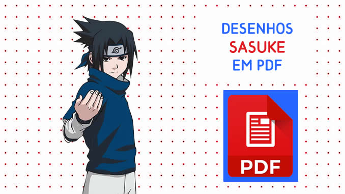 Desenhos de Sasuke em PDF
