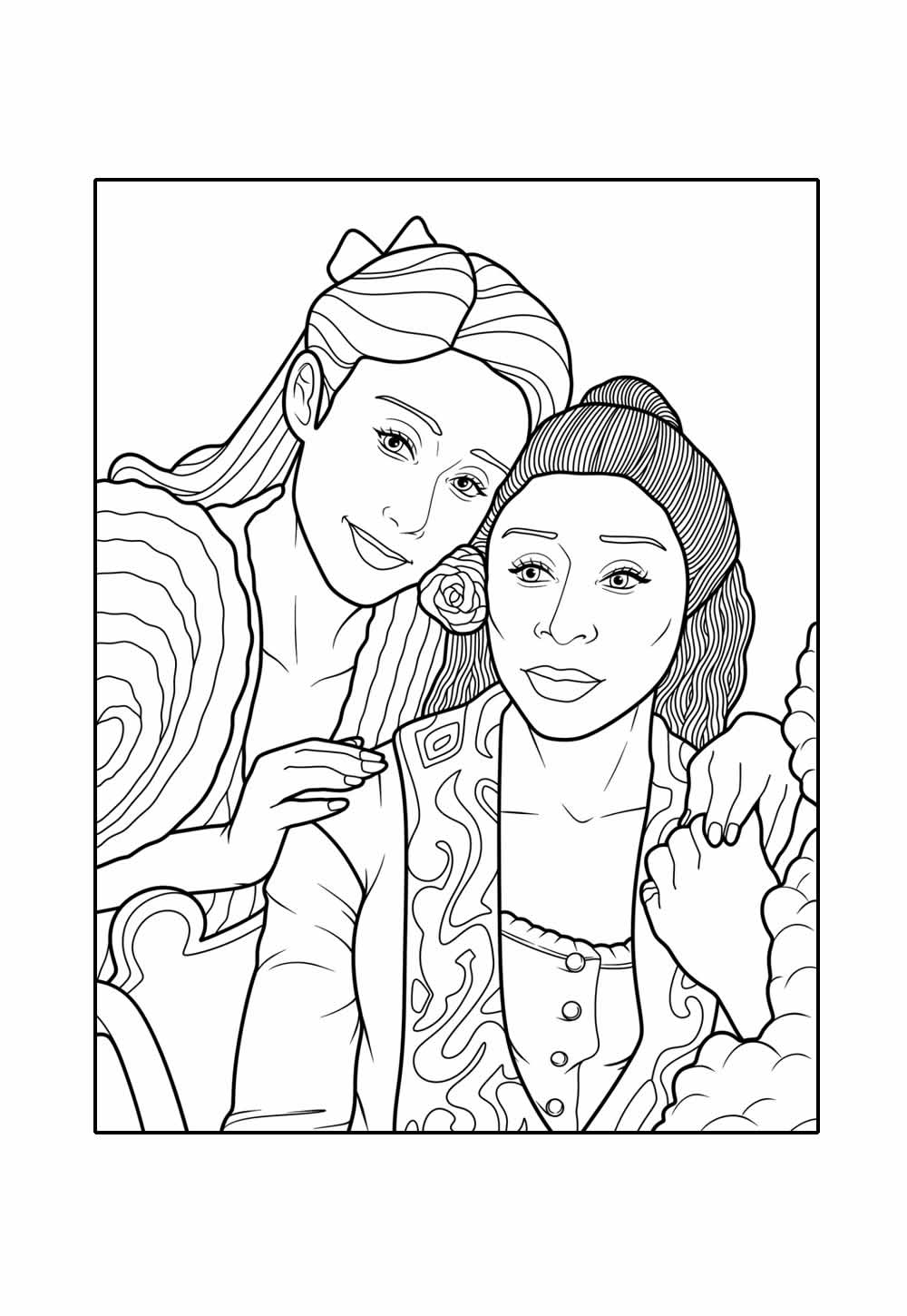 Desenho do filme Wicked para colorir