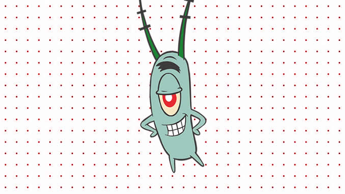 Desenhos do Plankton para colorir
