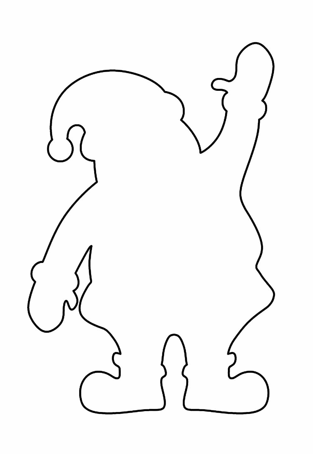 Molde Fácil de Papai Noel