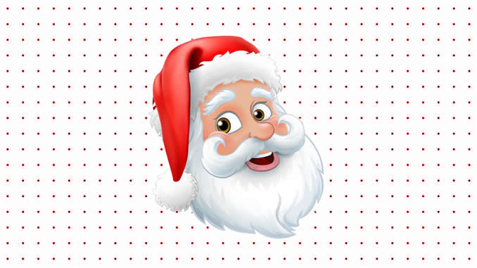 Moldes de Papai Noel para imprimir