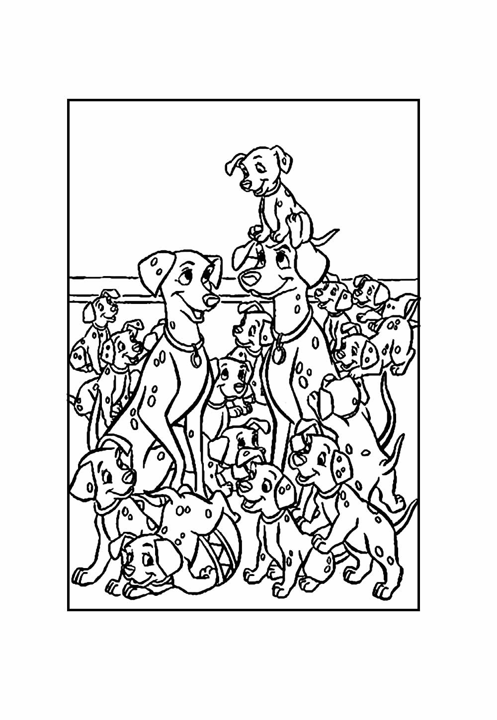 Desenho de 101 Dálmatas