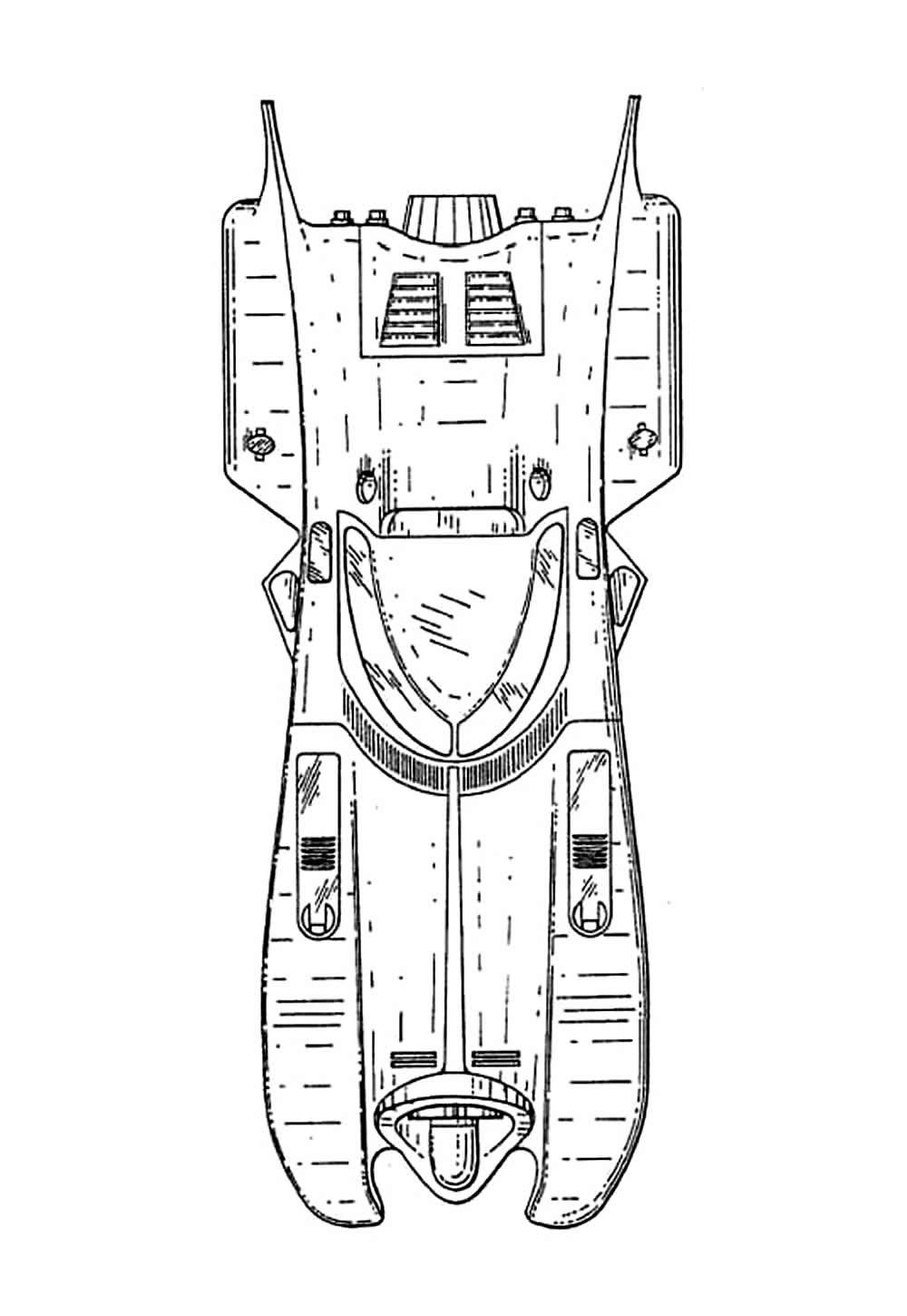 Desenho de Batmóvel