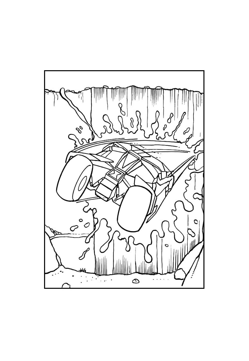 Desenho de Batmóvel