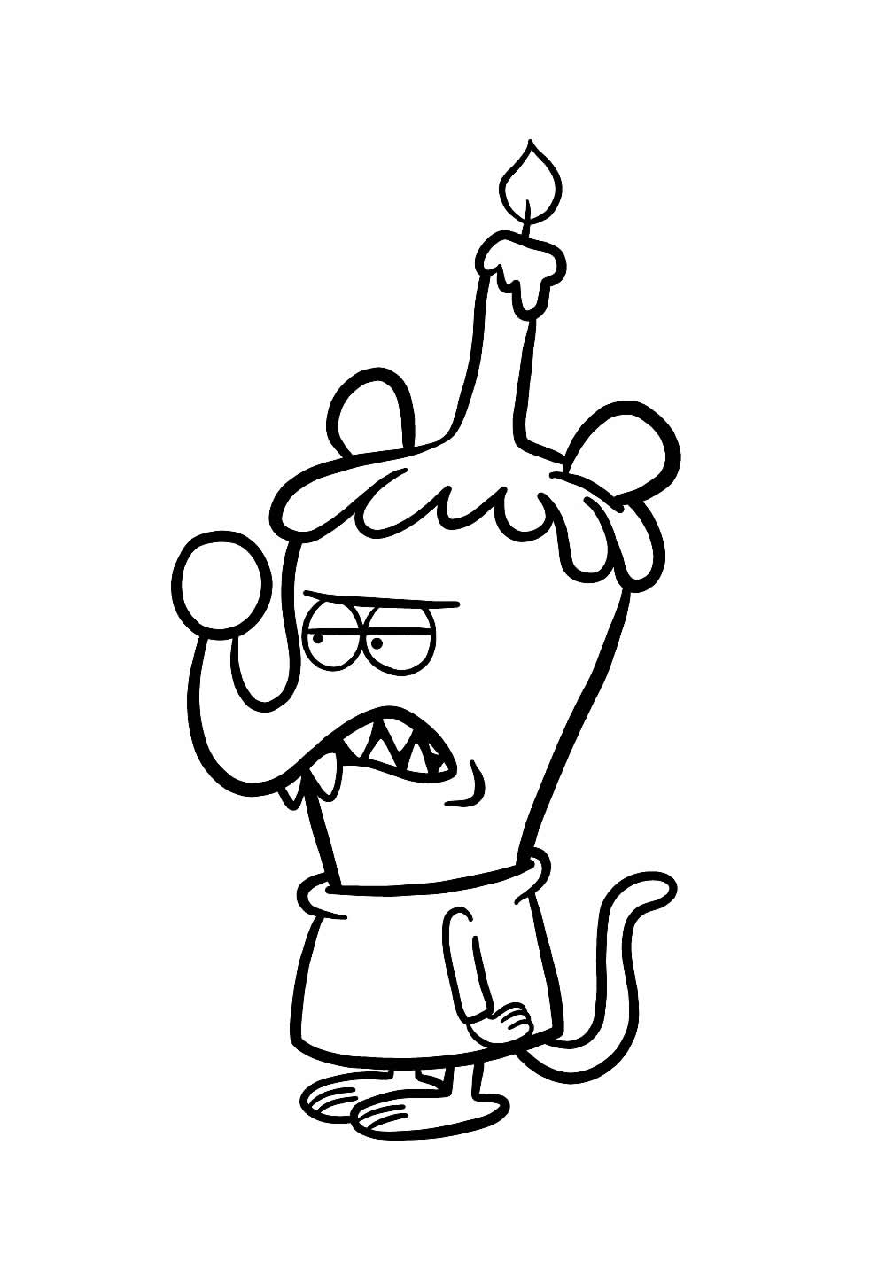 Desenho de Chowder para colorir