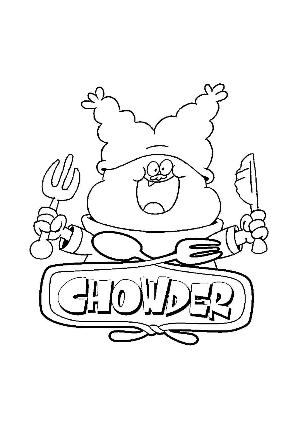 Desenho de Chowder para colorir
