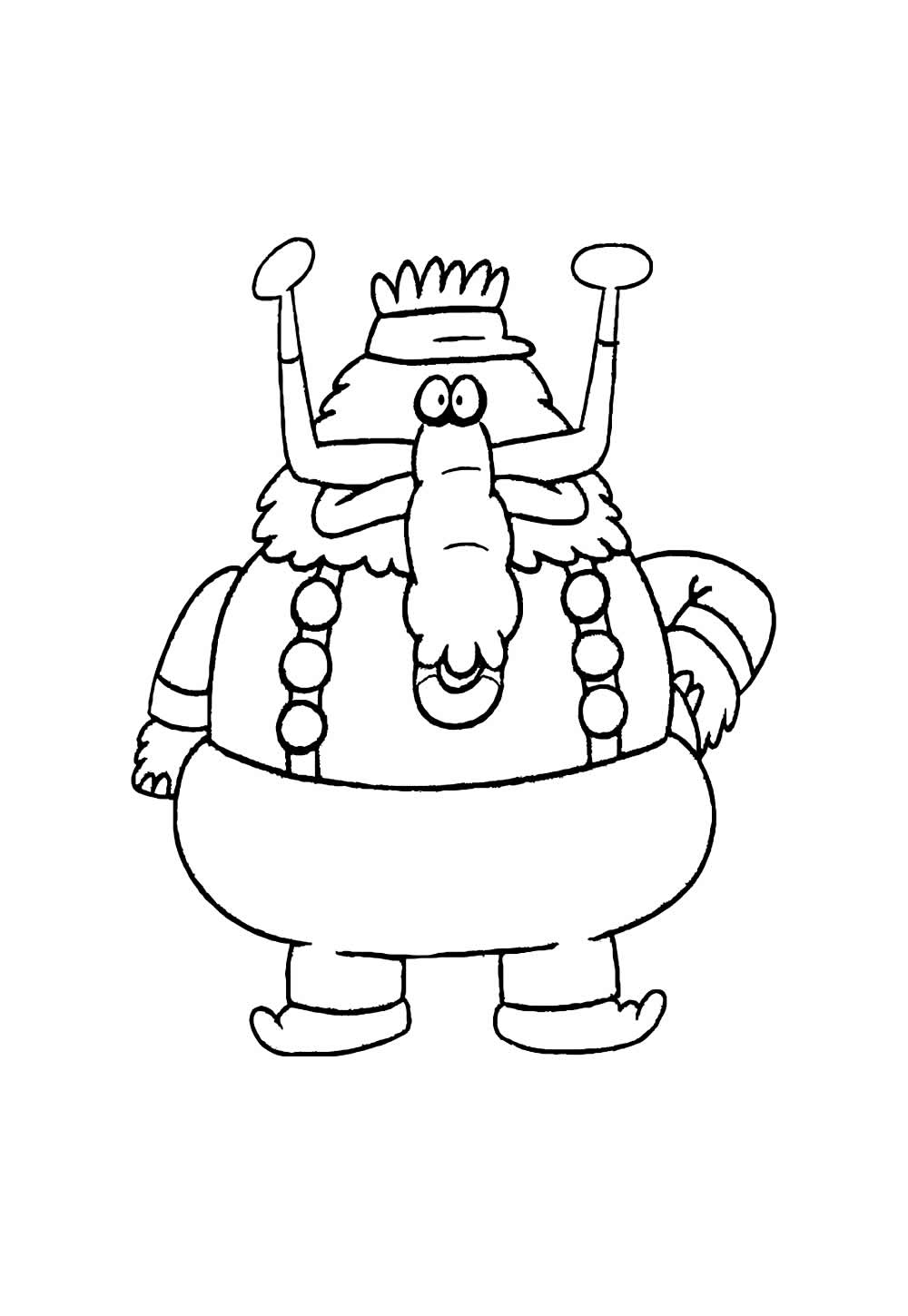 Chowder para colorir