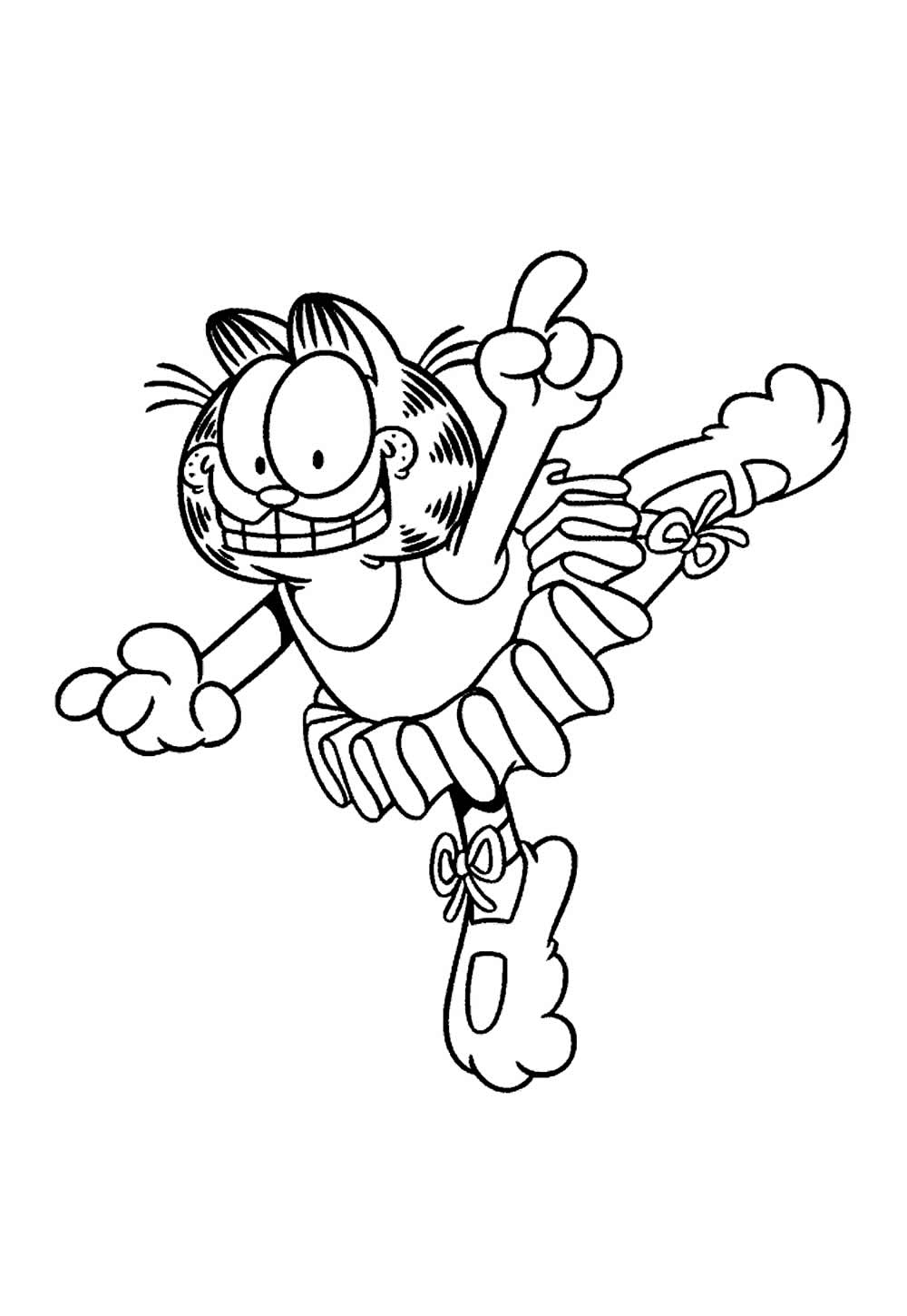 Desenho de Garfield