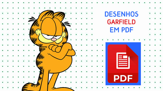 Desenhos de Garfield em PDF