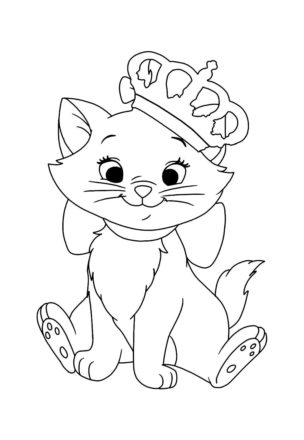 Desenho de Gatinha Marie