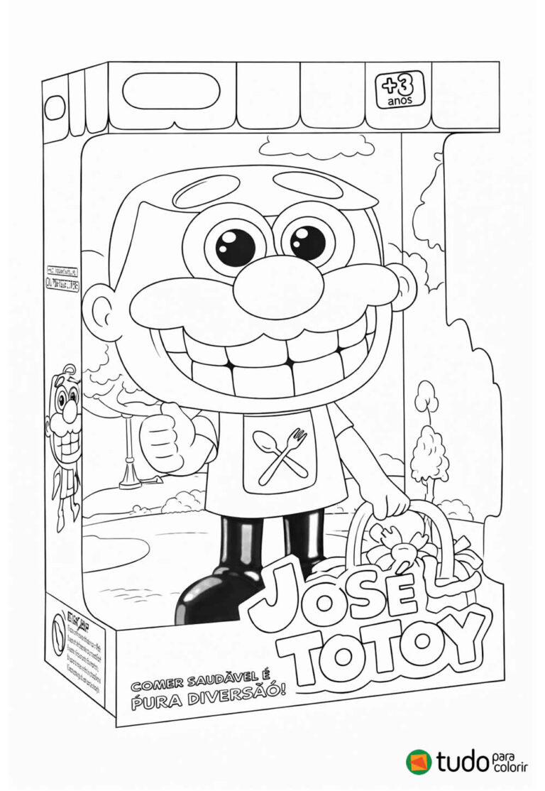 Desenhos de José Comilão para Colorir e Pintar - Tudo Para Colorir