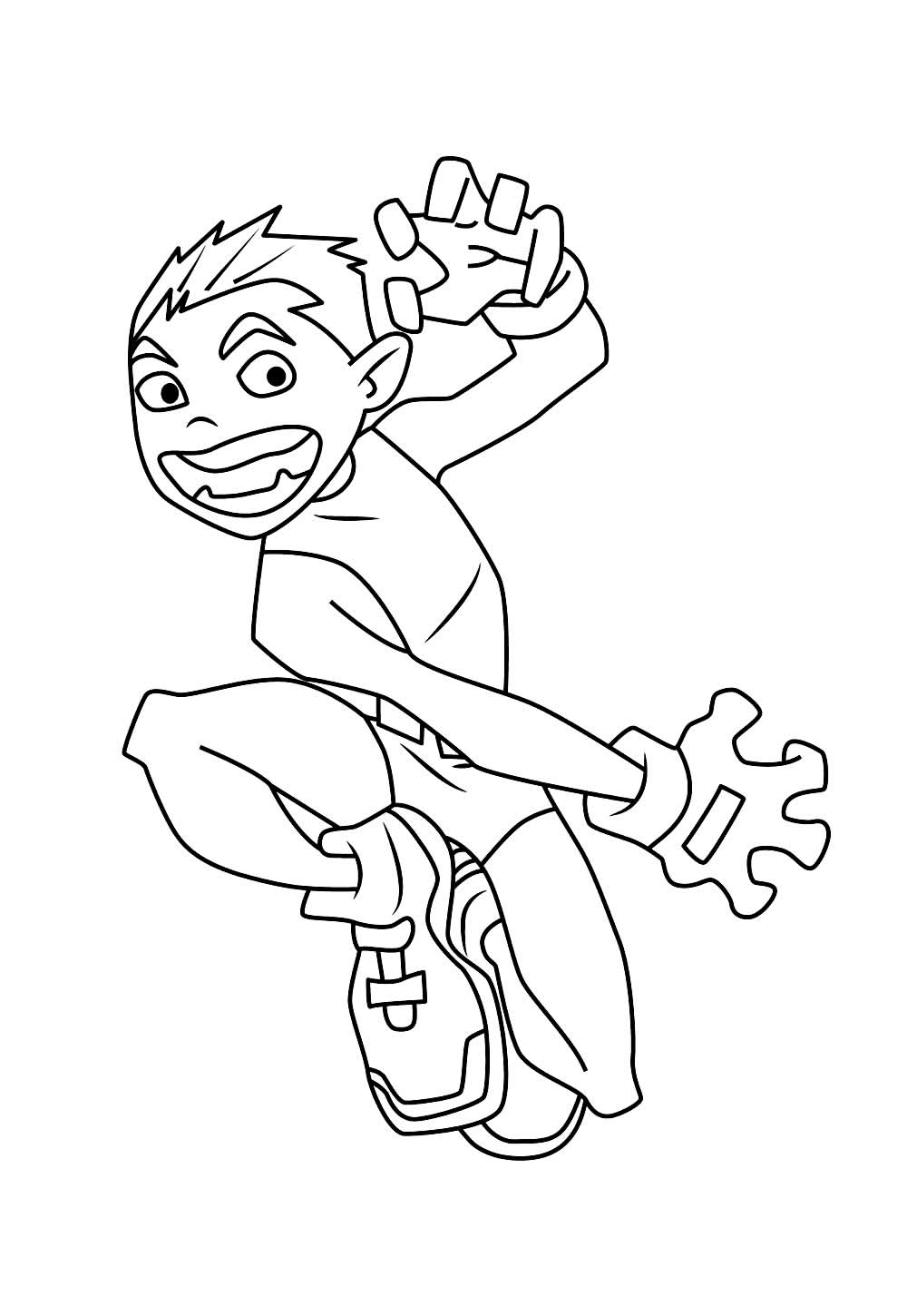 Desenho de Jovens Titãs