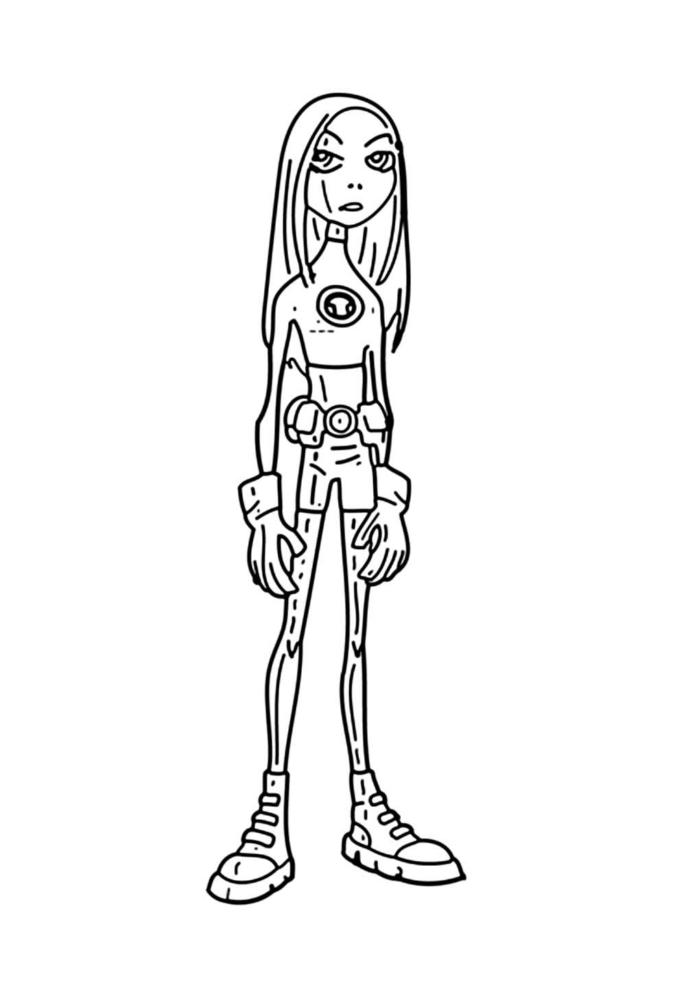 Desenho de Jovens Titãs