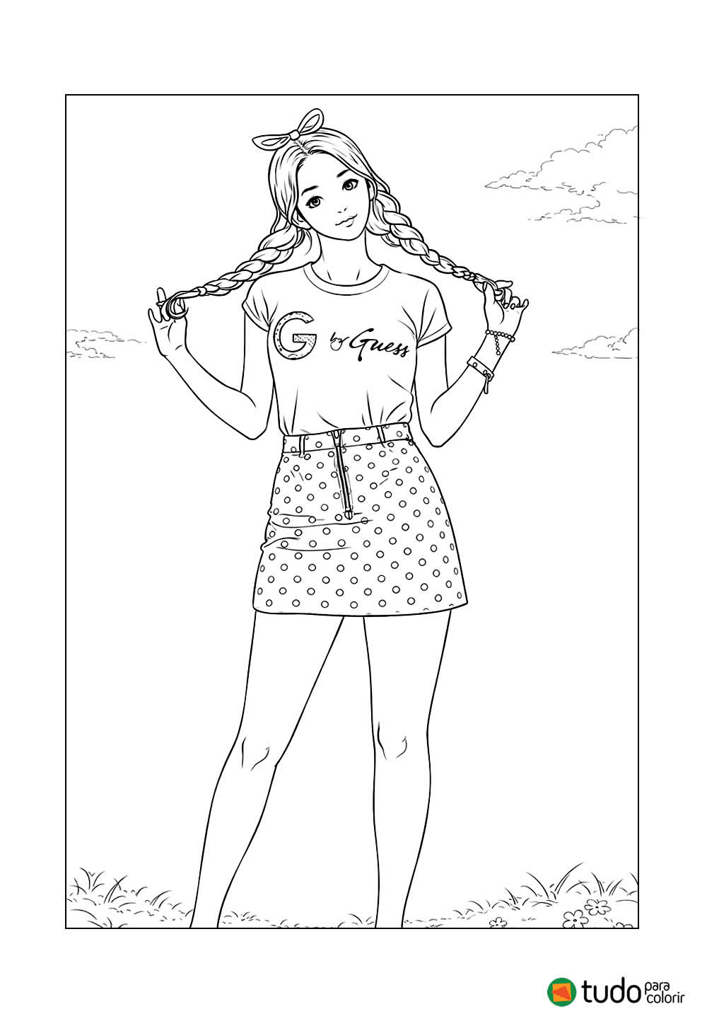 Desenho K-Pop Colorir