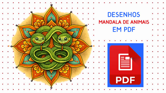 Desenhos de Animais para em PDF