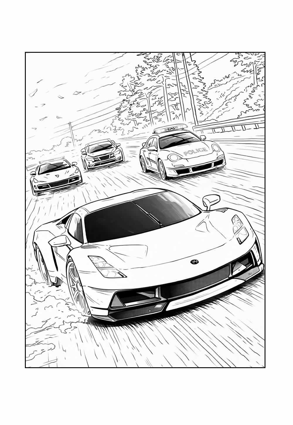 Desenho Need for Speed Pintar