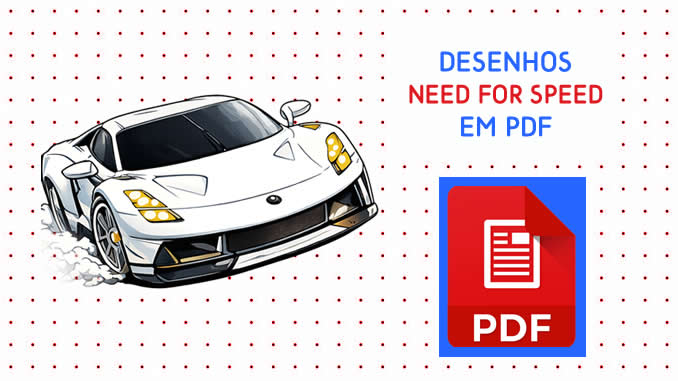 Desenhos de Need for Speed em PDF