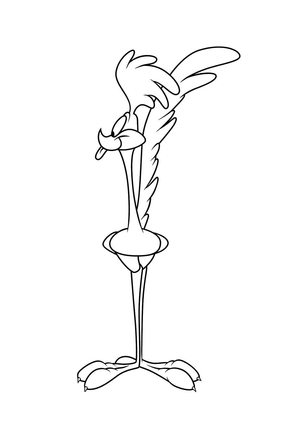 Desenho de Papa-Léguas para pintar