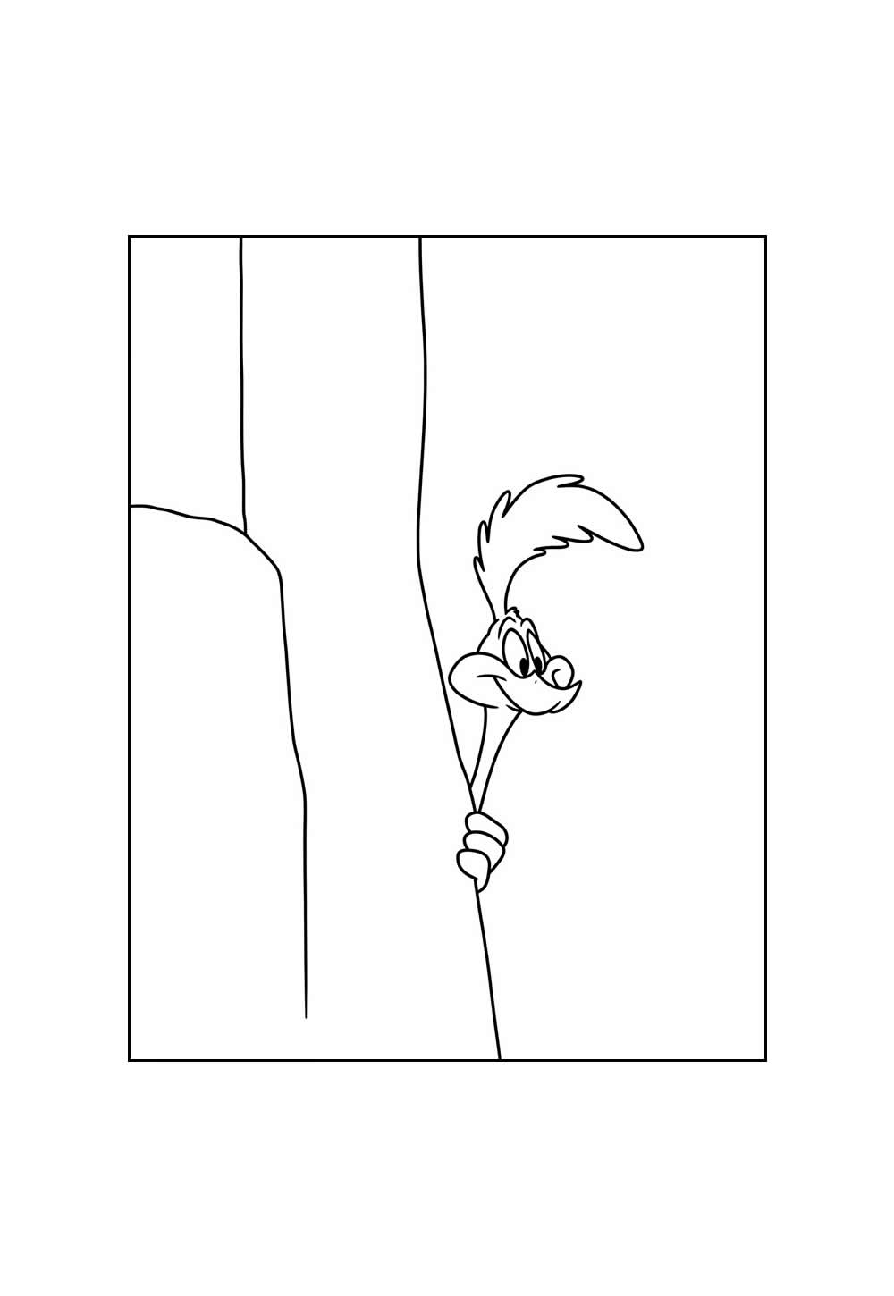 Desenho de Papa-Léguas para colorir