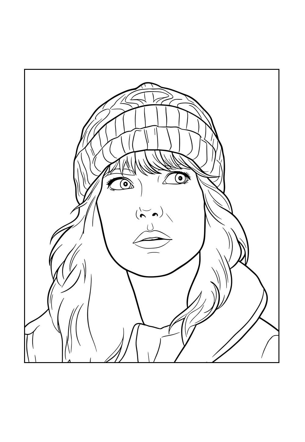 Desenho de Stranger Things para colorir
