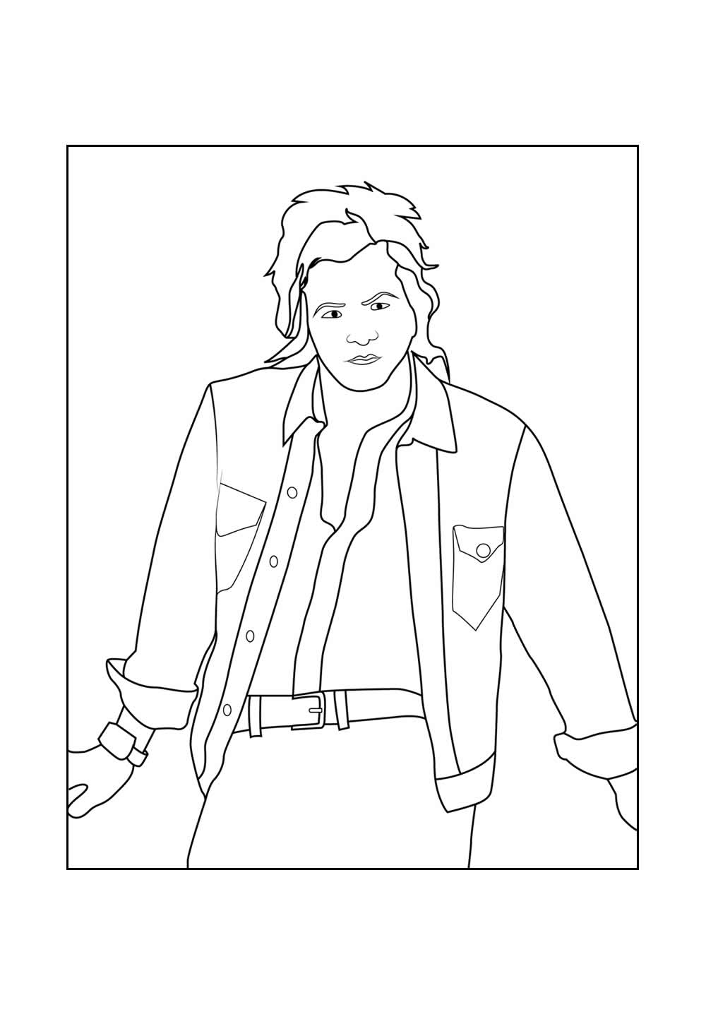 Desenho de Stranger Things para pintar