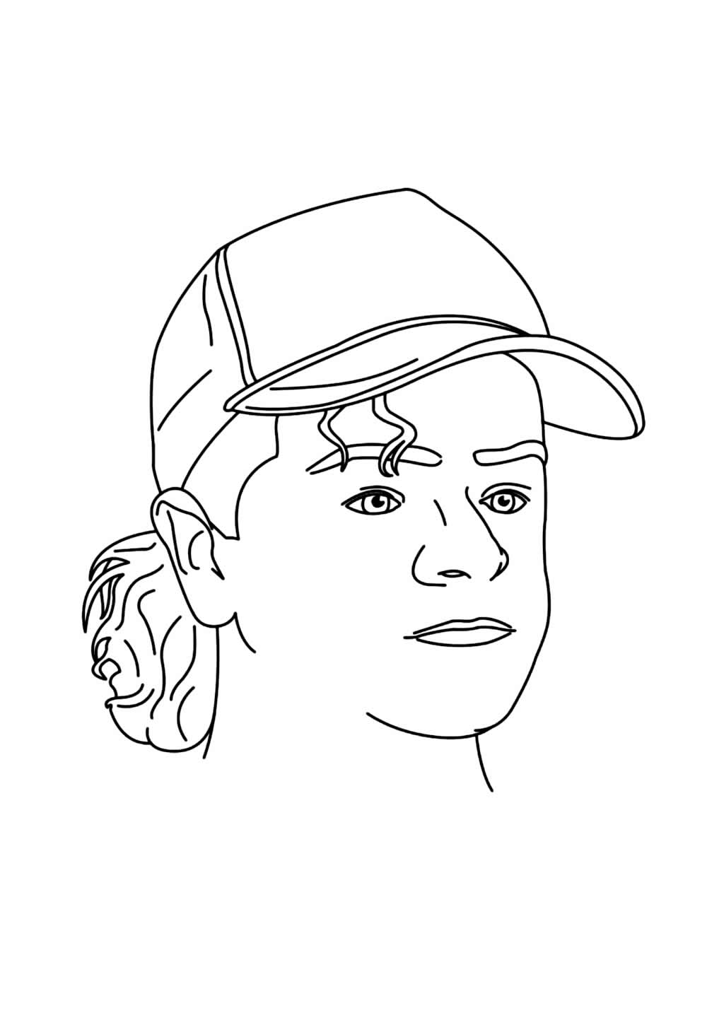 Desenho de Stranger Things para colorir