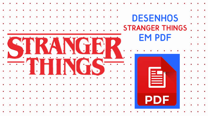 Desenhos de Stranger Things em PDF