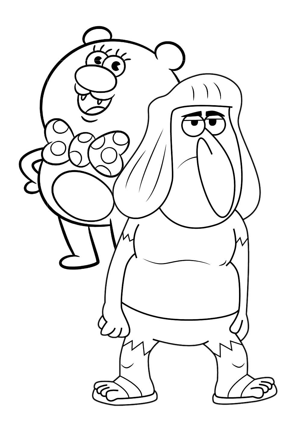 Desenho do Titio Avô para colorir