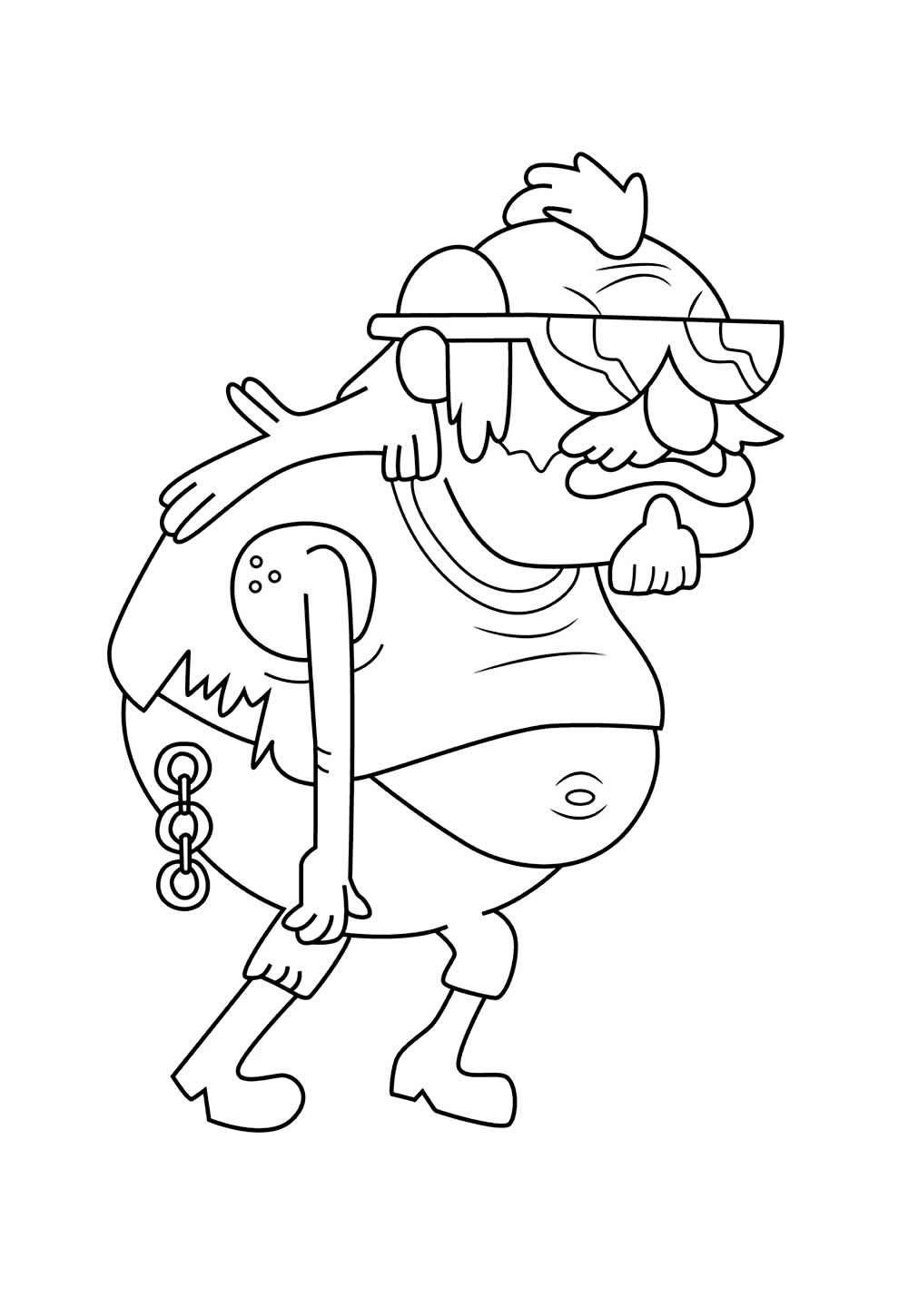 Titio Avô para colorir