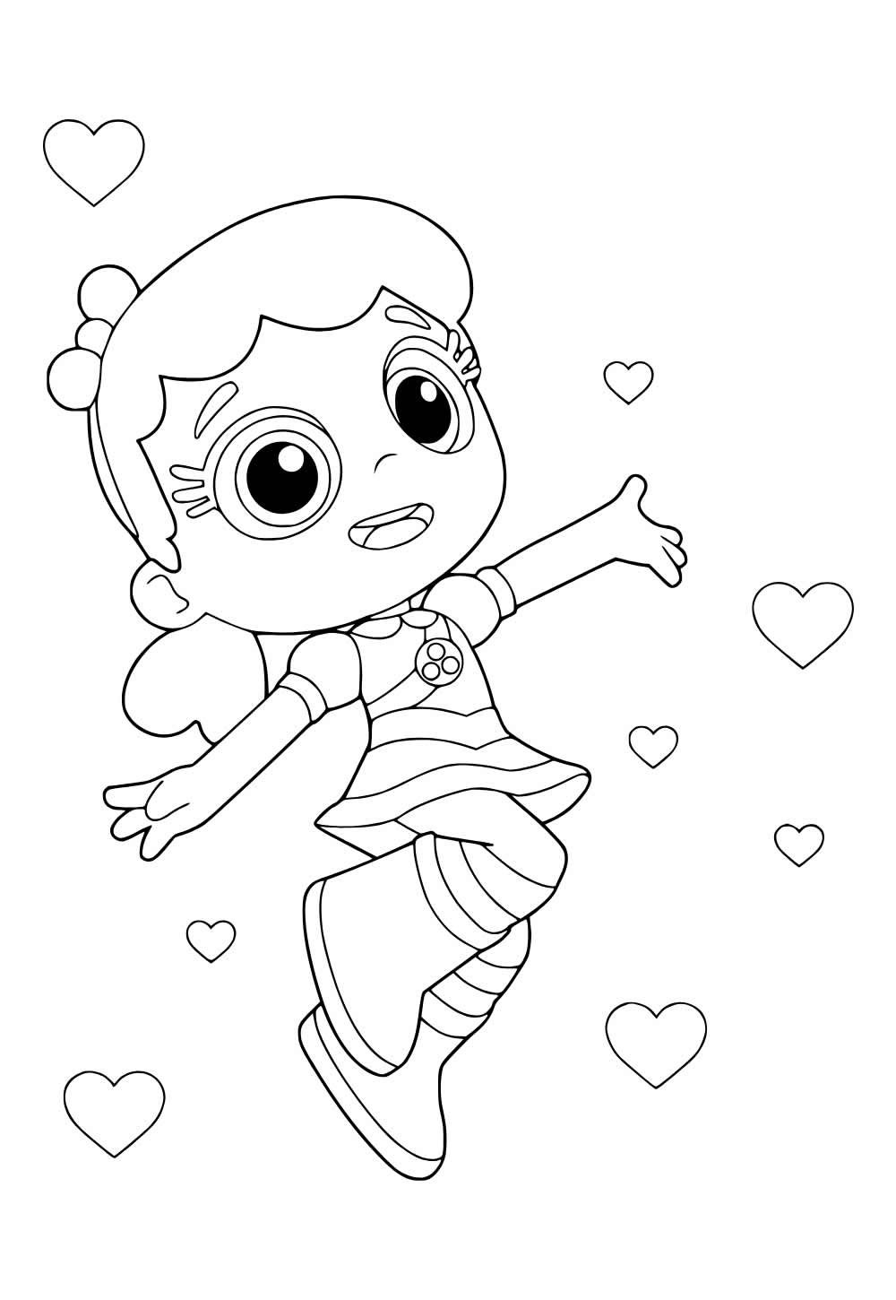 Vera e o Reino do Arco-íris para colorir