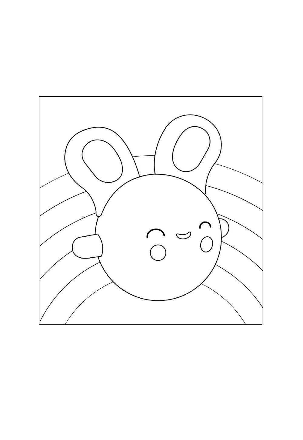 Desenho de Vera e o Reino do Arco-íris para colorir