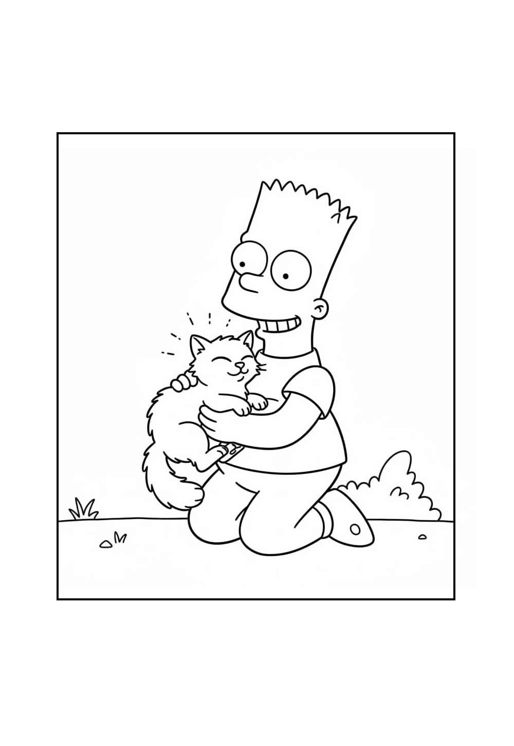 Desenho de Bart Simpson