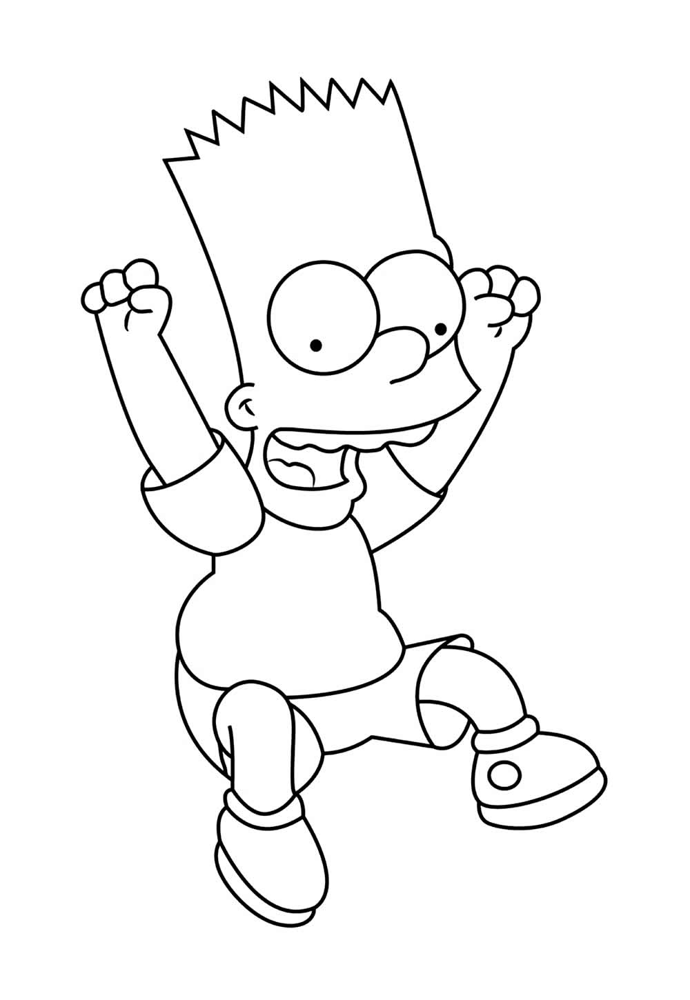 Desenho de Bart Simpson