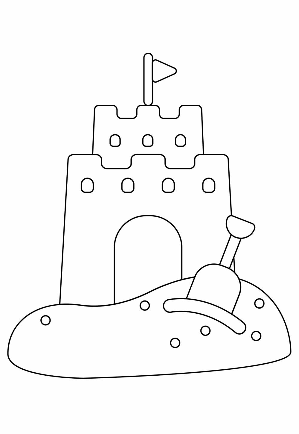 Desenhos de Castelo de Areia