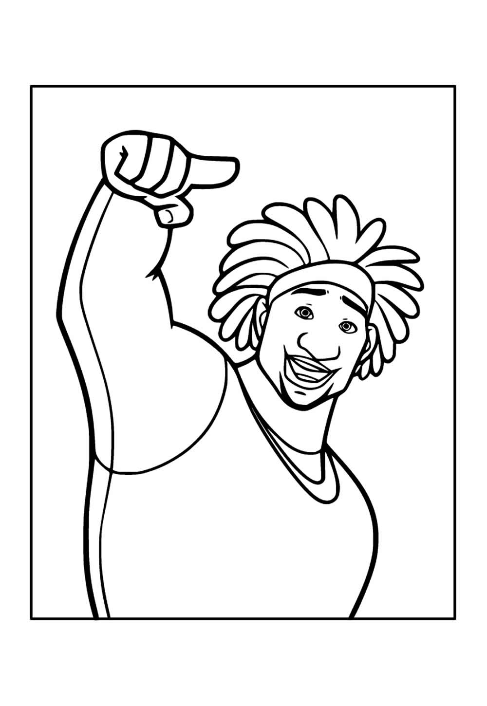 Desenho de Operação Big Hero para colorir