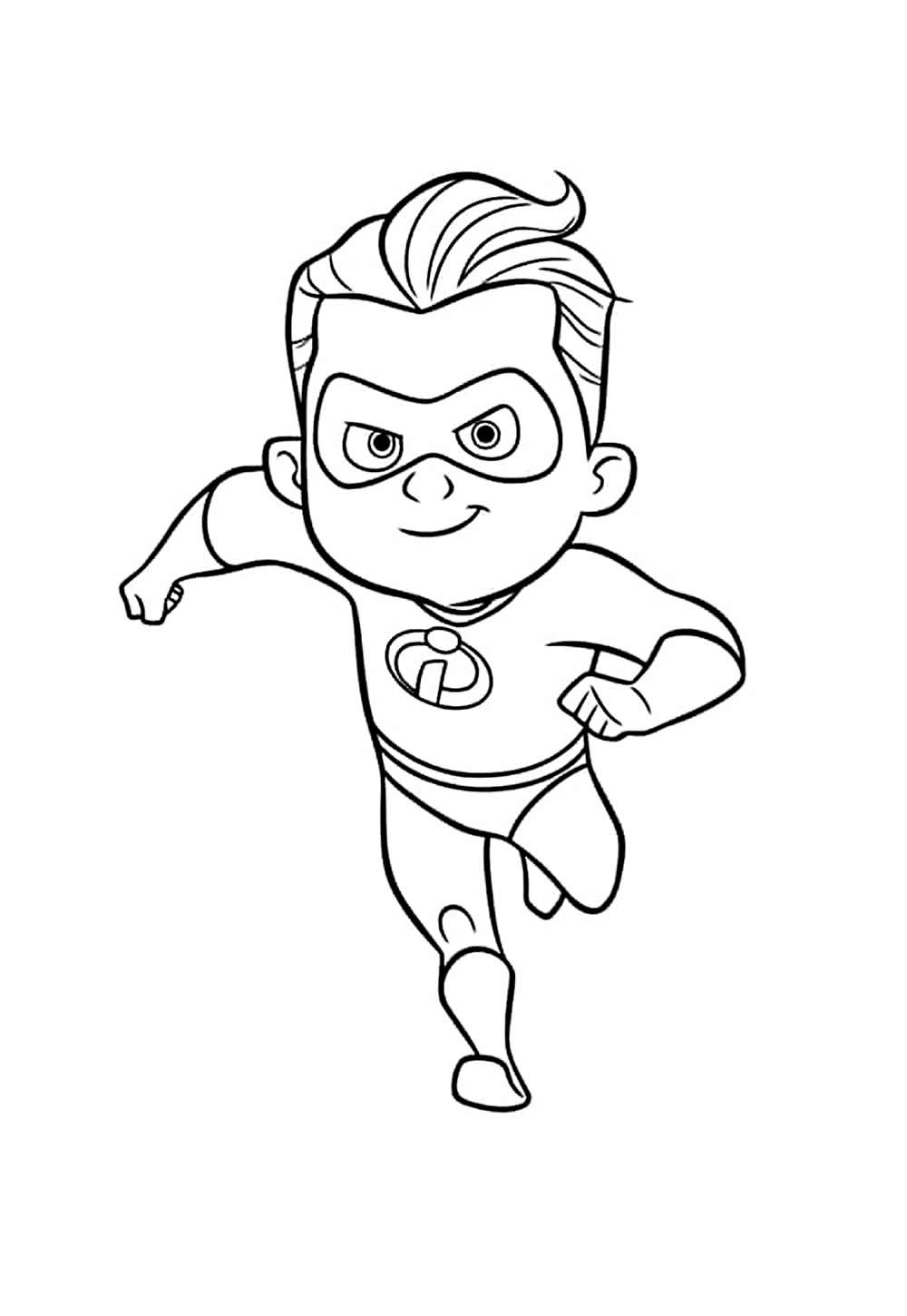 Desenho de Os Incríveis para colorir