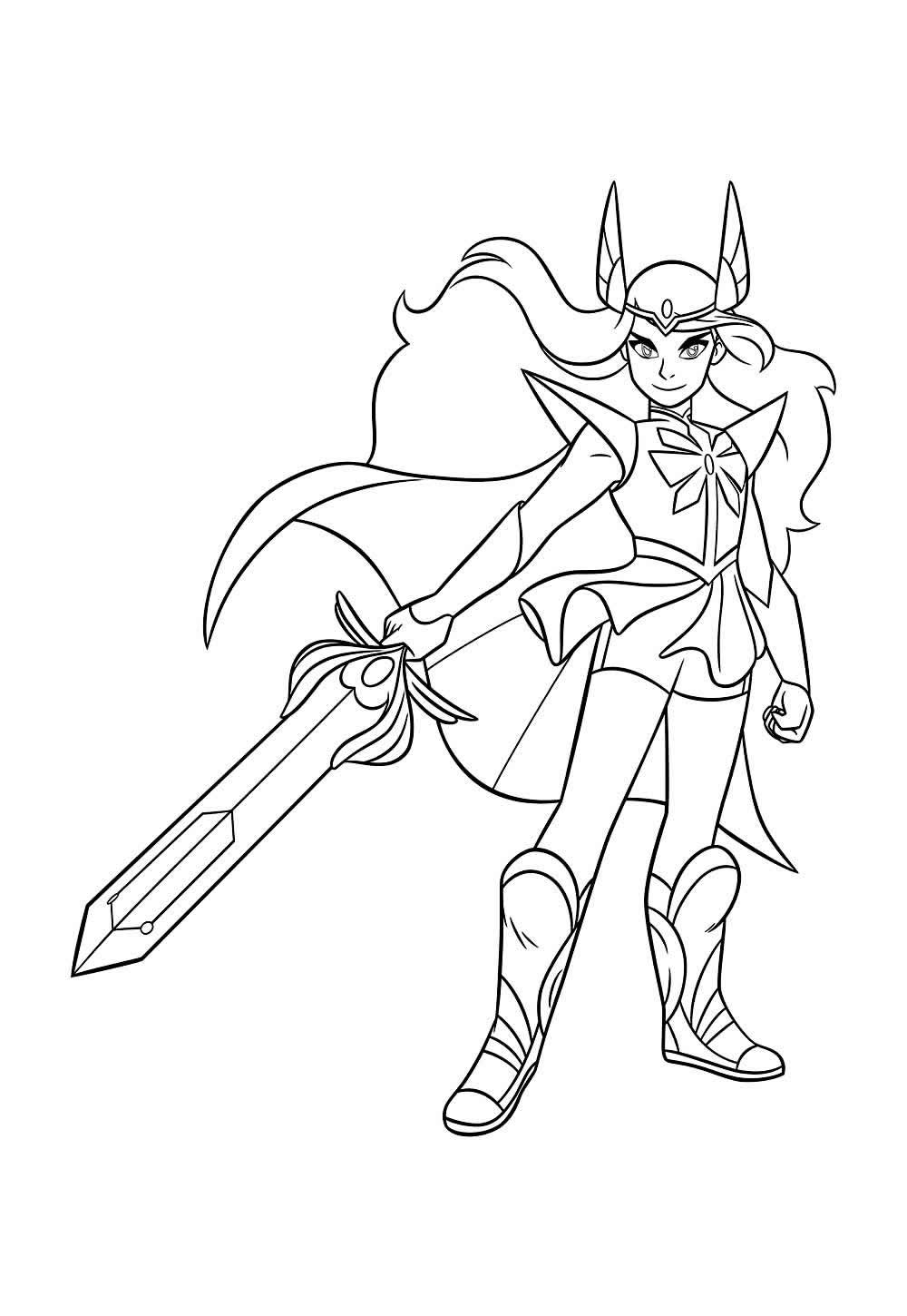 Desenho de She-Ra e as Princesas do Poder