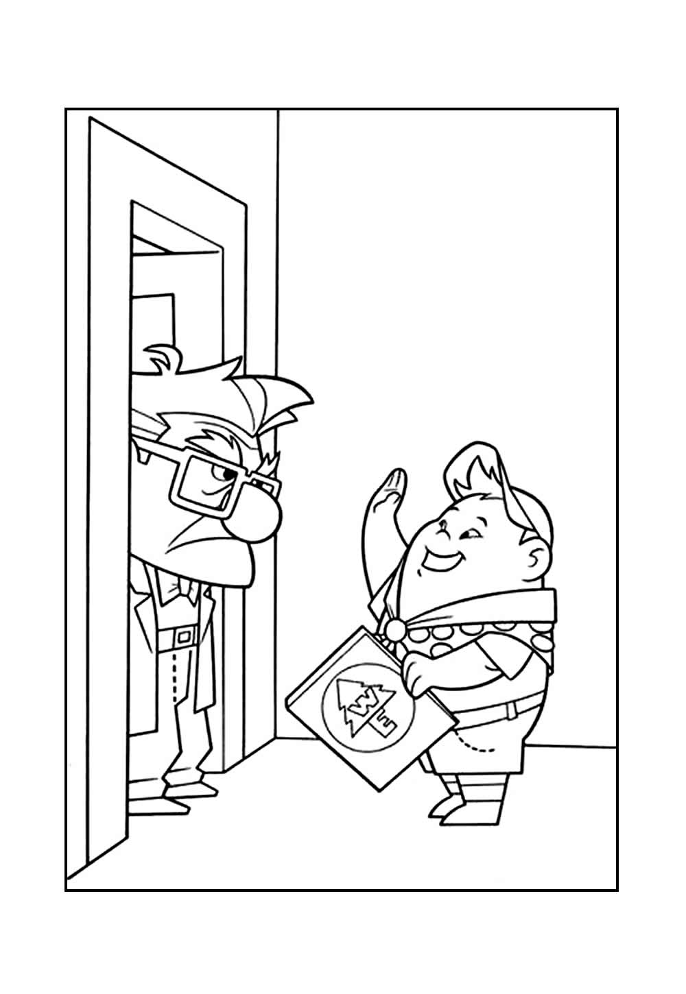 Desenho de Up: Altas Aventuras