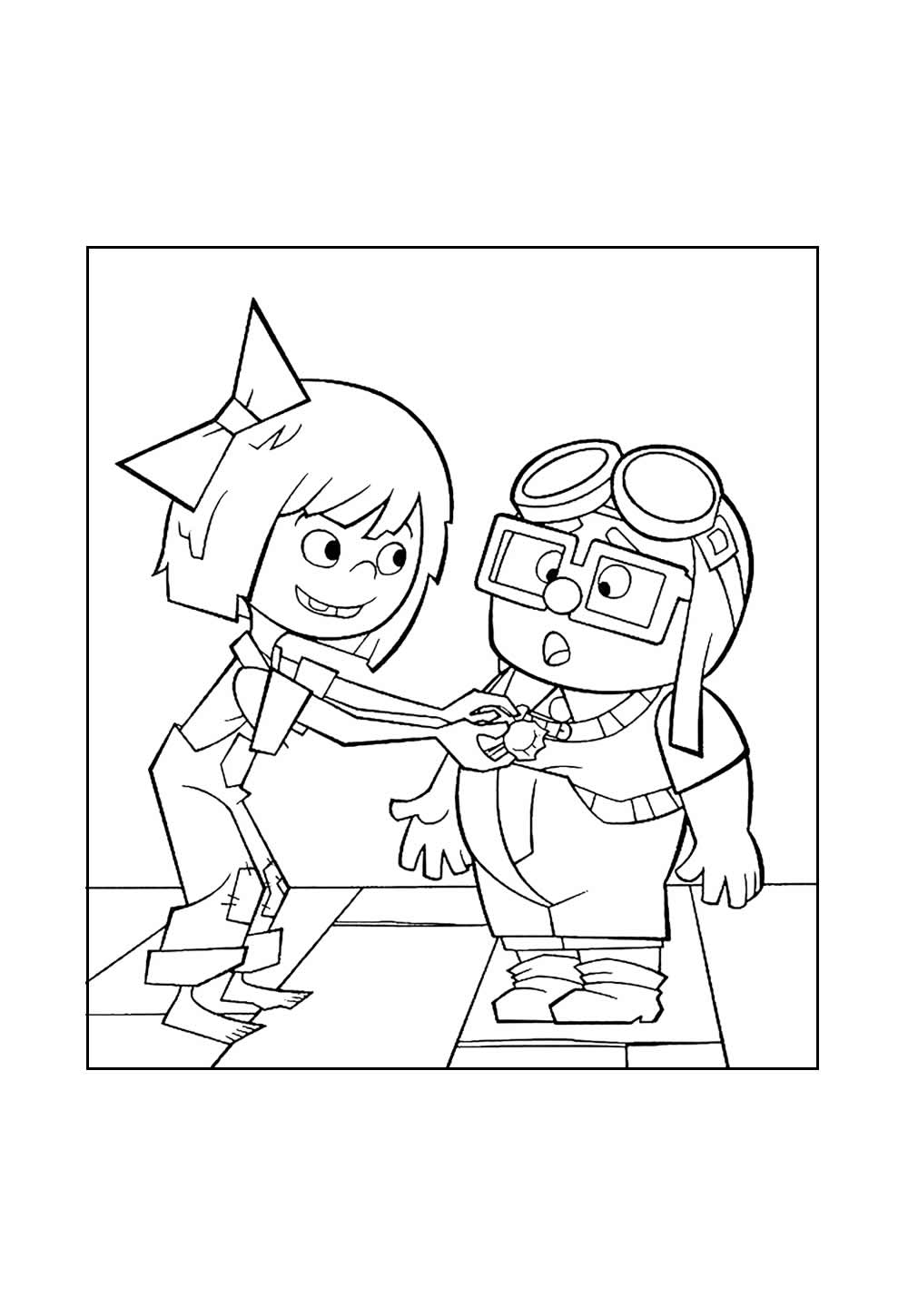 Desenho de Up: Altas Aventuras para colorir