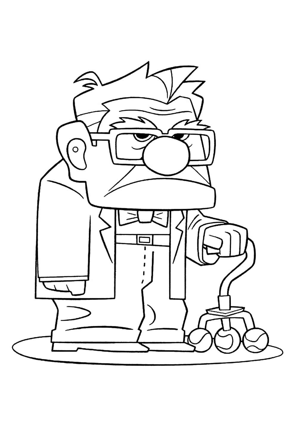 Desenho de Up: Altas Aventuras para pintar