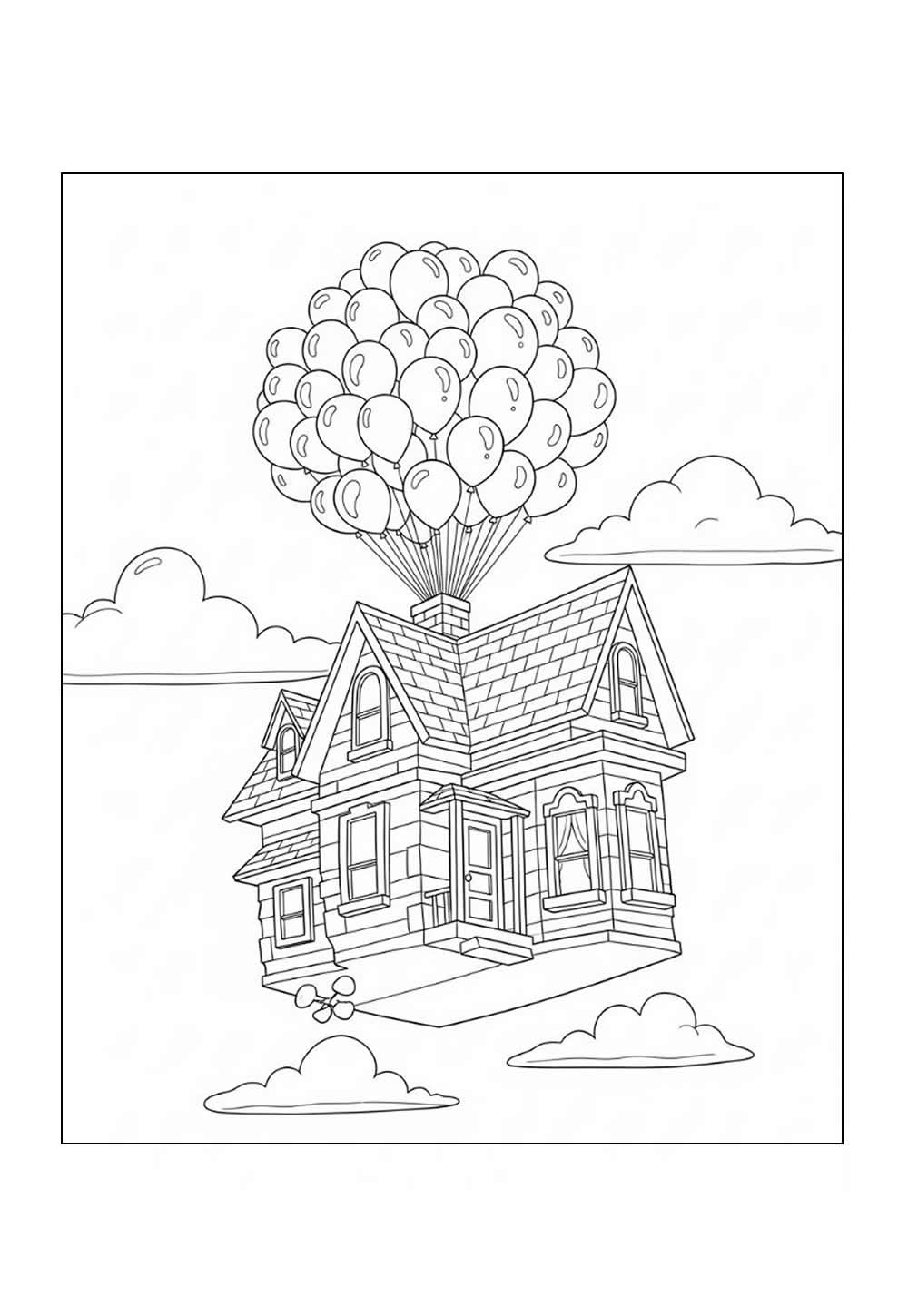 Up: Altas Aventuras para colorir