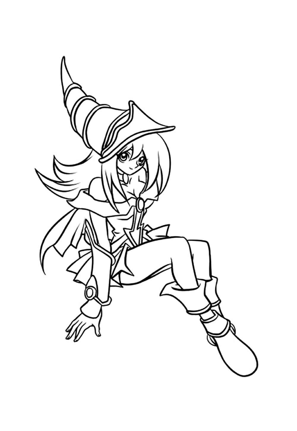 Desenho de Yu-Gi-Oh para colorir